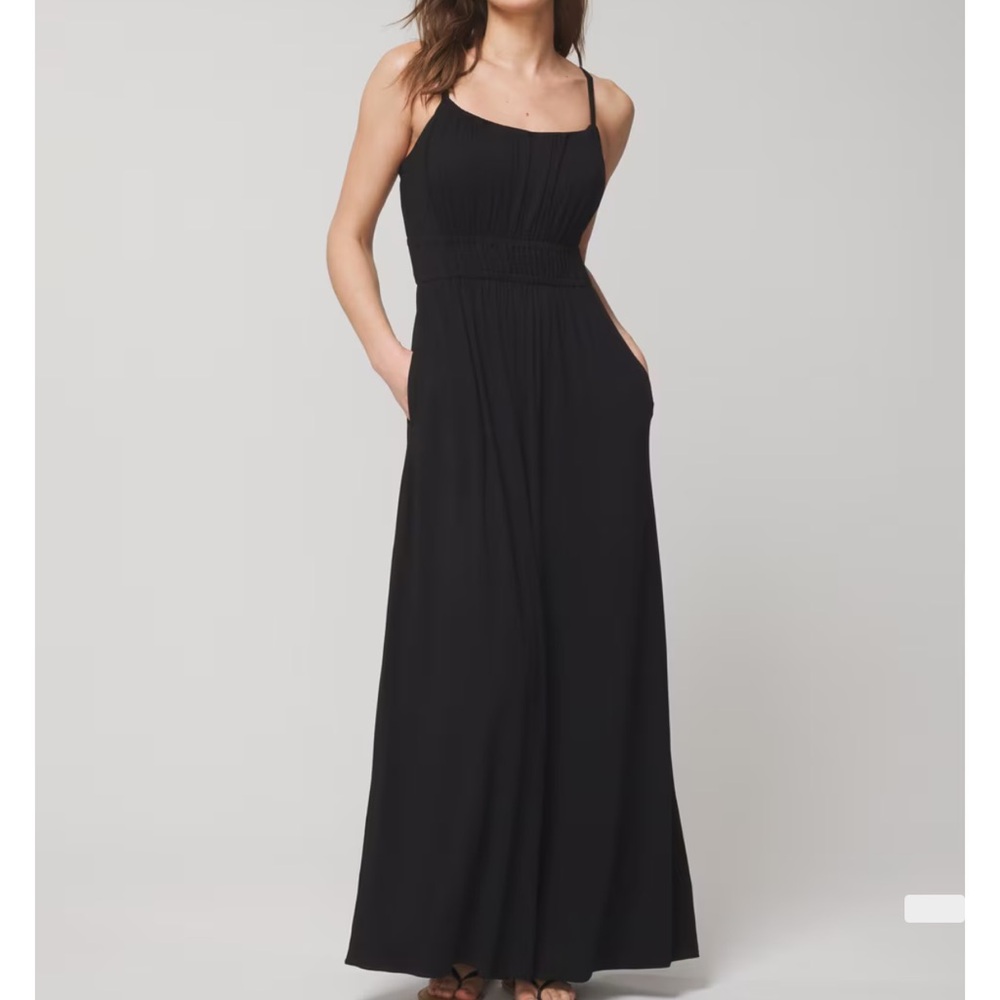 Soma Soft Jersey Shirred Bodice Maxi Bra Dress